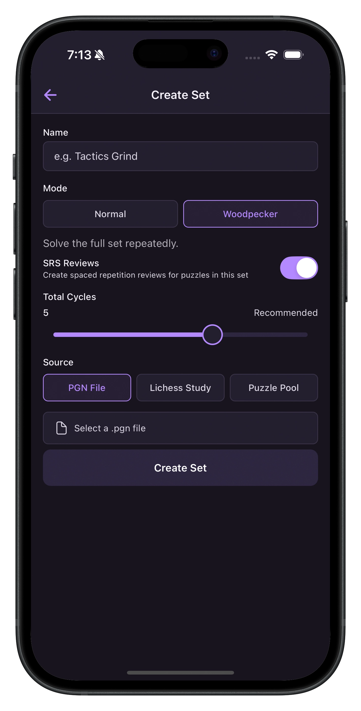 Create custom training sets